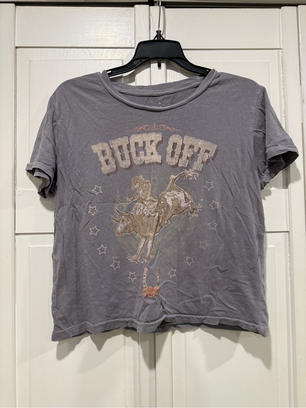 Buck off t shirt size large EUC